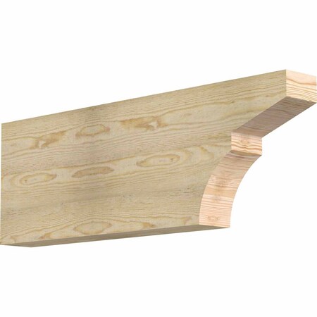 Ekena Millwork Monterey Rough Sawn Rafter Tail, Douglas Fir, 4"W x 12"H x 36"L RFT04X12X36MON00RDF
